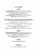 Menu Restaurant le Saint-Hippolyte - entrées, viandes, fromages