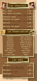 Menu Express O Live - Les chocolats, aromatisations...