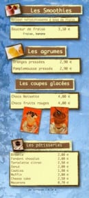 Menu Express O Live - Les smoothies, agrumes...