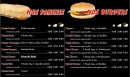 Menu Le Sept Fast Food - Les paninis et les burgers