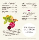 Menu Les Balcons De La Perche - Les digestifs, les champagnes, les boissons...