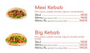 Menu Mexi Kebab - Kebabs