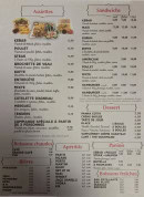 Carte et menu de Mc Dilan à Saint Vit — Les assiettes, sandwiches, desserts et boissons