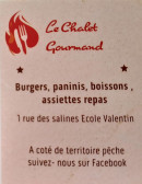 Menu Le chalet gourmand - Le prestations