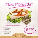 Menu Poulaillon - Menu moricette à 8.9€