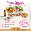 Menu Poulaillon - Menu salade à 12.5€