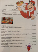 Menu Kaya Kebab - Les assiettes