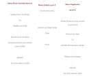 Carte et menu de Auberge Les Granges du Liège à Merey Sous Montrond — Les menus suite