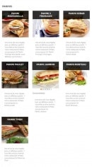 Menu O'plato - Les paninis