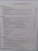 Menu Au fil de l'eau - Les entrées, plats, burgers, menus enfants,....