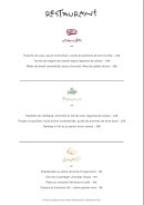 Menu Almacita - Les viandes, poissons et desserts