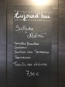 Menu L'Escale Gourmande - Exemple de menu