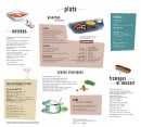 Menu Ncafé - Les plats à la carte