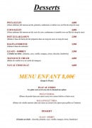 Menu Restaurant Kathmandu - Les desserts