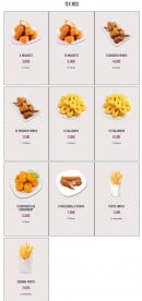 Menu Smoky s Pizza - Tex mex