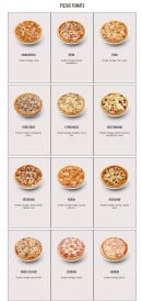 Menu Smoky s Pizza - Pizzas tomates 