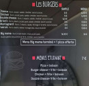 Menu La buixoise - Les burgers et menu étudiant