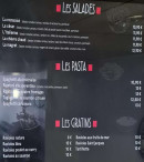 Menu La buixoise - Les salades, pates et gratins
