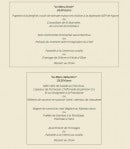 Menu La Détente - Les menus