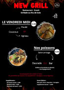 Menu New Grill - Vendredi midi et poissons