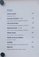 Carte et menu de Auberge de Portes en Valdaine à Portes en Valdaine — Les plats