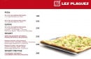 Menu Galaxy Pizza - les plaques