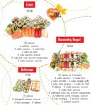 Menu Hanotoky sushi - Les plateaux love, hanotoky royal et delicious