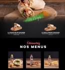 Menu Le Club Café - Les wraps et sandwichs