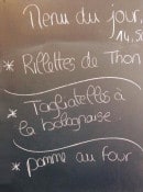 Menu Les Nouveaux Jardins de Babylone - Un exemple de menu du jour