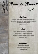 Menu Restaurant Saint Martin -  Les menus à 21€