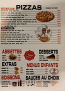 Menu Royal Food 26 - Menu pizzas, assiettes, desserts et boissons