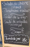 Menu Le Café des Collines - Un exemple de menu du jour