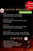 Menu B Grill - Tacos et frites