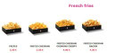 Menu B9 - French fries