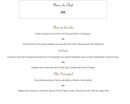 Menu La Cuisine de Sev - Le menu du chef