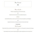 Menu La Cuisine de Sev - Le menu gourmet