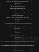 Menu Chartron - Menu groupes 3, 4