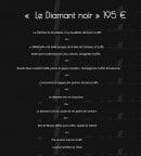Menu Chartron - Diamant noir