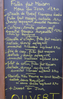 Menu Breysse Franck Hubert - Exemple de menu