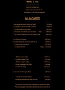 Carte et menu de Des Terrasses Du Rhône Au Sommelier à Tain l'Hermitage — Le menu à 13€