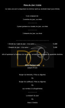 Menu Le Domaine des Oliviers - Les menus