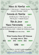 Carte et menu de Auberge des voyageurs à Montmiral — Les menus