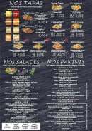 Menu Pizza Burger - Les tapas, salades,....