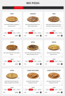 Carte et menu de Pizzeria du vaudreuil à Le Vaudreuil — Les pizzas viandes
