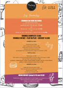 Carte et menu de The Factory Sports Café à Val de Reuil — Les formules
