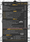 Carte et menu de The Factory Sports Café à Val de Reuil — Les entrées, salades, ...