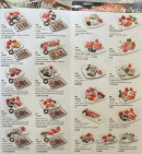 Carte et menu de Miyagi à Gisors — Menu mixte, menu sushi...