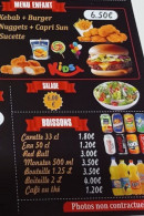 Menu Saint See - Les menus enfants, salades et boissons