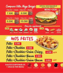 Carte et menu de Burgers Land à La Bonneville sur Iton — Les frites