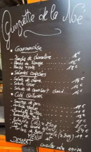 Carte et menu de Guinguette de la Noé à La Bonneville sur Iton — Les gourmandises, salades composées, ...